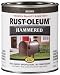 Rust-Oleum 239073 Hammered Metal Finish, Brown, 1-Quart