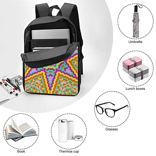 Sac à dos imprimé 3D avec multi-poches pour adolescents actifs - 6