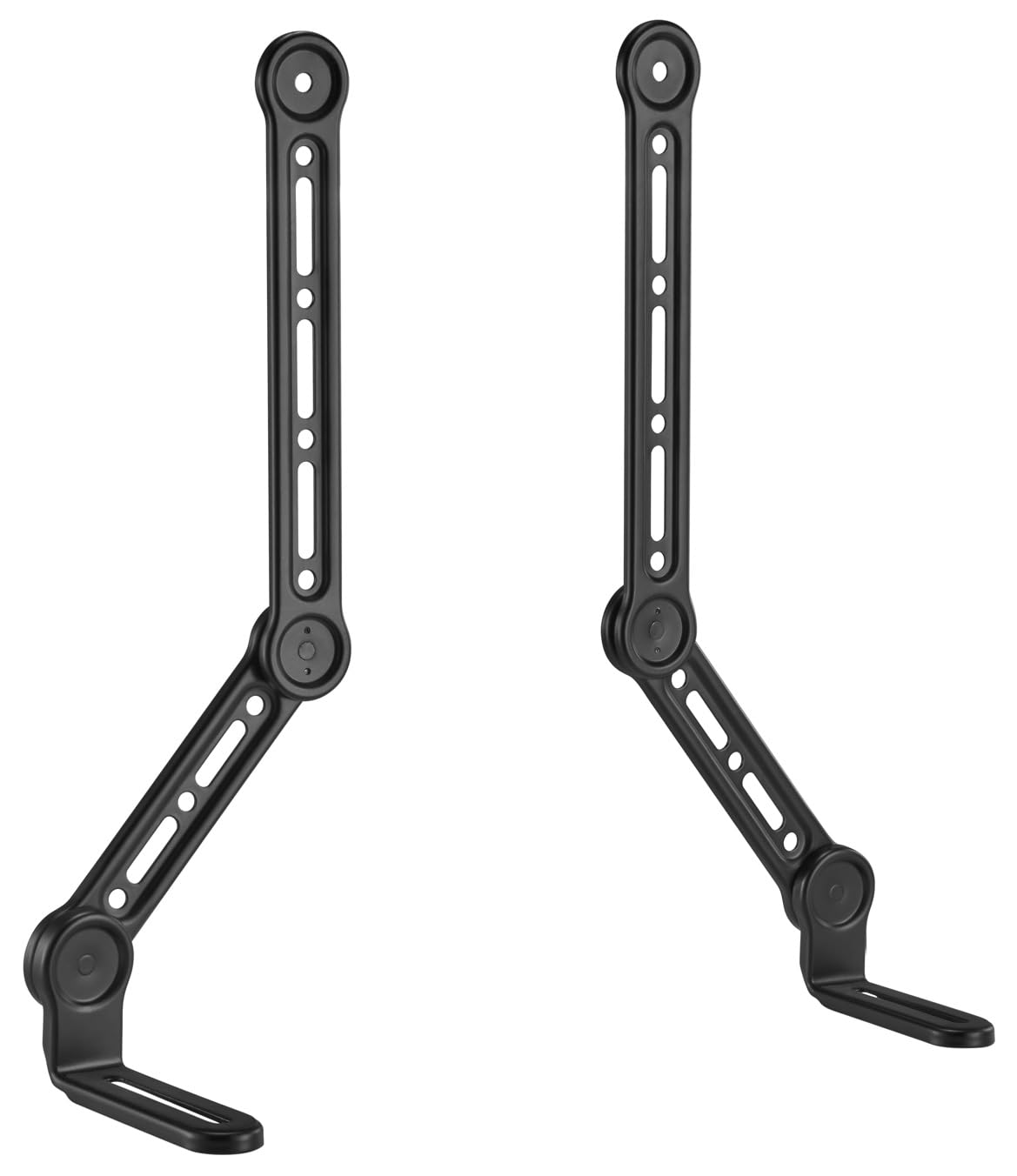 Part King Universal Soundbar Bracket Arm Mount Holder Speaker Shelf TV VESA, Black
