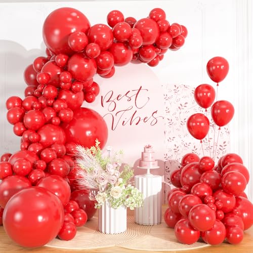 98pcs Red Balloon Garland Arch Kit | 18/12/10/5 Inch Balloons