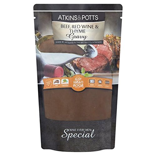 Atkins & Potts kostenlos von Beef Gravy mit Rotwein und Thymian 350g