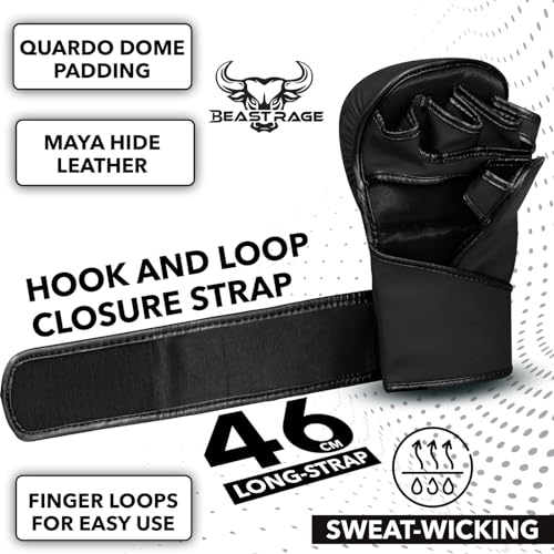 Gants MMA Beast Rage Taekwondo contre la transpiration des mains - 6