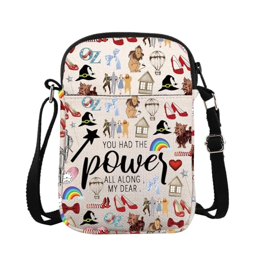 ZJXHPO Wizard TV Show Cross Body Bag You Had The Power All Along My Dear Messenger Bag Cartoon Inspired Shoulder Bag (The Power CB)