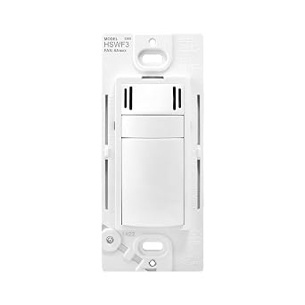Legrand Humidity Sensor Fan Control, Single Pole, Detects Moisture, White