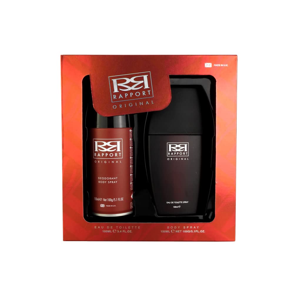 2 Piece Gift Set for Men Includes Eau de Toilette, 100 ml & Body Spray, 150 ml