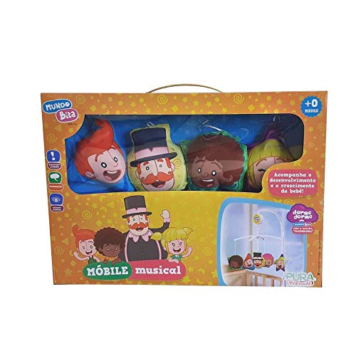 MÓBILE MUSICAL, Pura Diversão, Multi-colored, Tamanho único