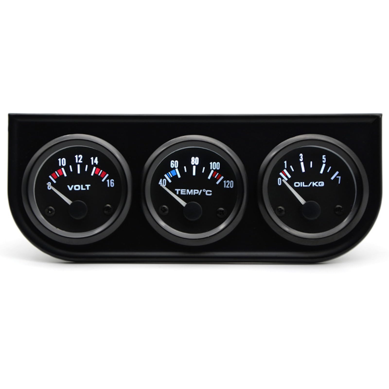 Misuratori tripli compatibili 9-32 V per tensioni Auto, Temperatura ' Acqua, Pressione ' Olio, misuratore Pressione ' Olio