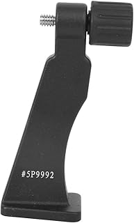 Cyrank Binocular Tripod Adapter, Binocular Tripod Adapter Mount Metal Durable Black 1/4 Inch Screw Telescope Mounting Bracket