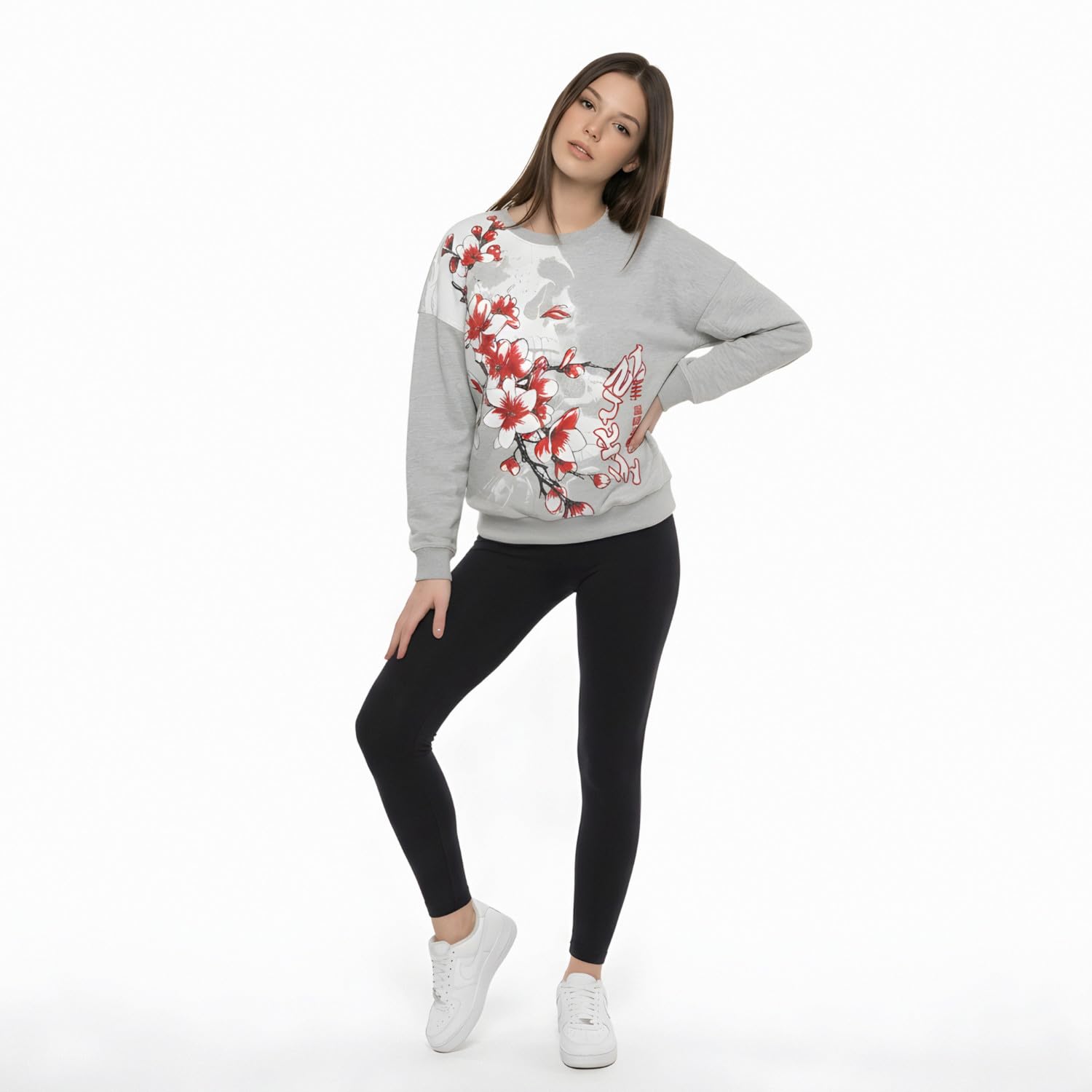 Yakuza Damen Hanami Urban Pullover Sweatshirt