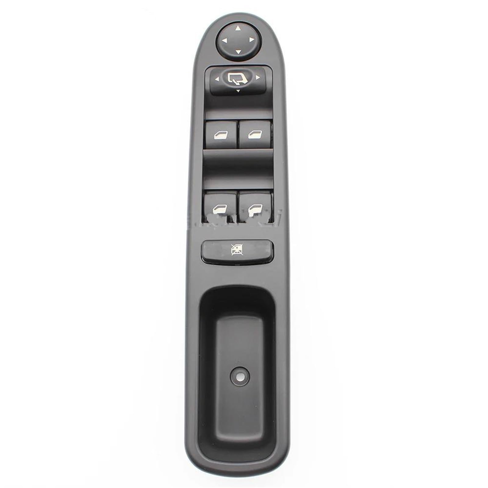 Commutateur lève-vitre pour 307 (2004-2013) : interrupteur électrique noir de remplacement