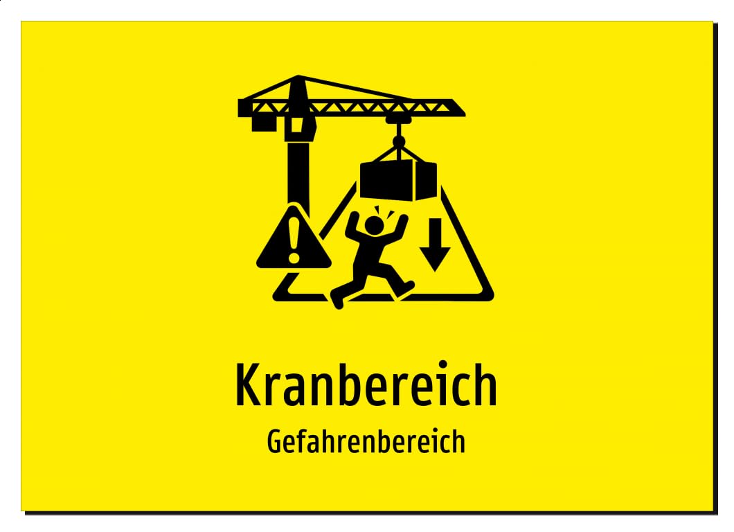 40196-DE-S-07 | Kranbereich - Gefahrenbereich