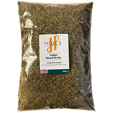 Hides Fine Foods - Italian Mixed Herbs 500g - Suitable for Vegetarians - Italian Cooking - Passata - Tomato Sauce - Pizza - Sauces - Stews - Dressings - Cupboard Essential Cover