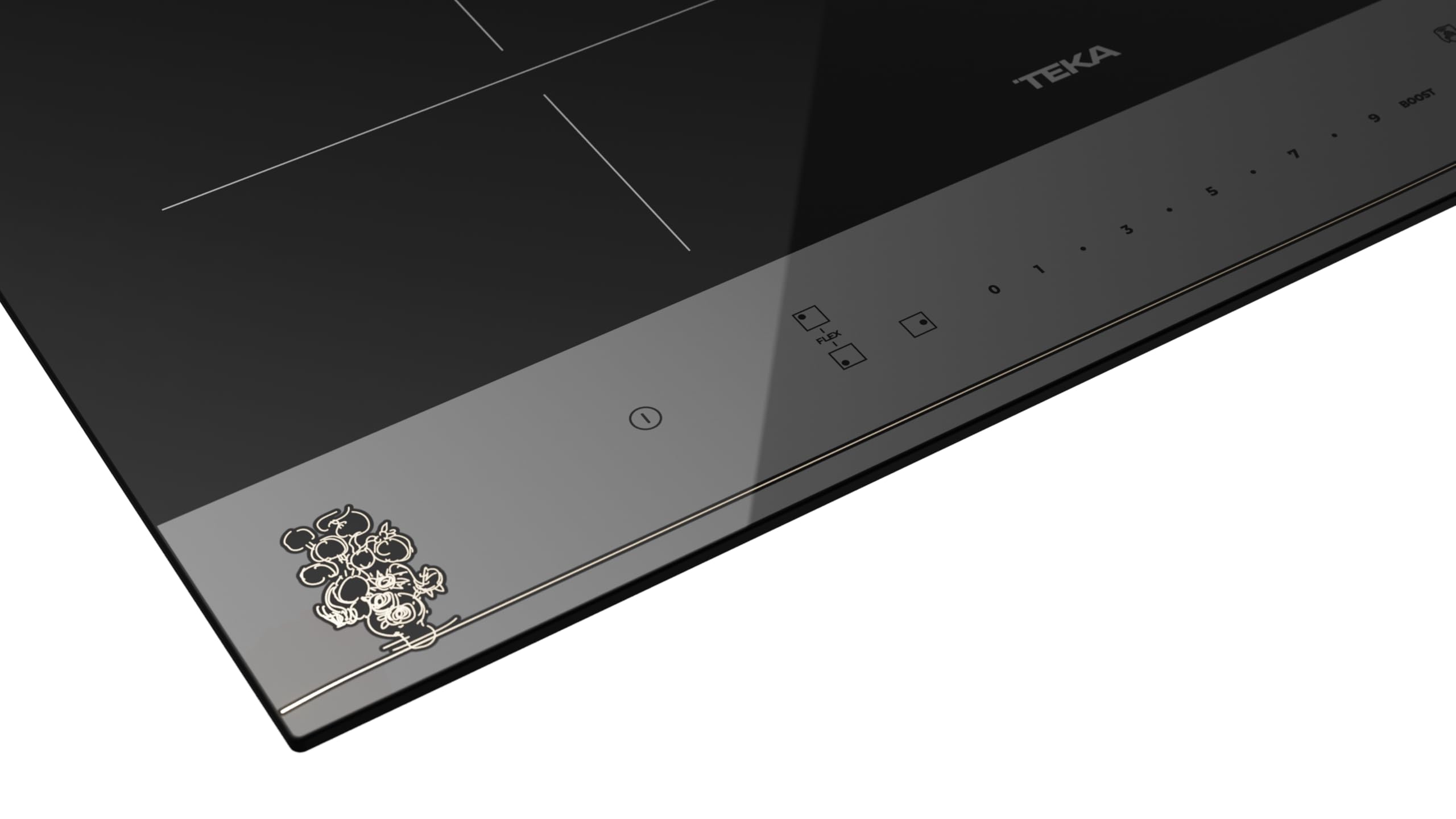 TEKA Placa de Inducción 60 cm, 4 Zonas Flex, Funciones Directas, Touch Control Slider, Seguridad Stop & Go, Modelo Van Gogh IBF 63 FST VG