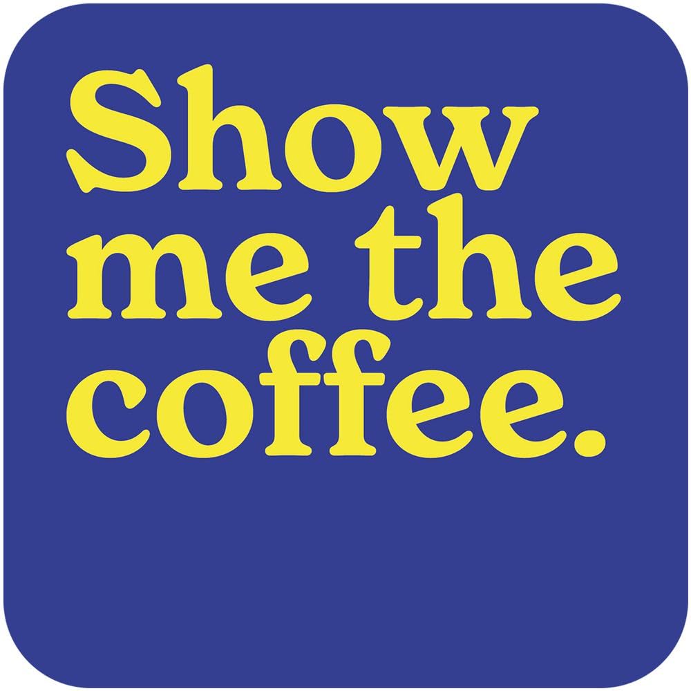 Mint Publishing Funny Rude Coaster for Men or Women - Amusing Coffee Joke - Adult Humour - Novelty Gift for Friend or Family Member