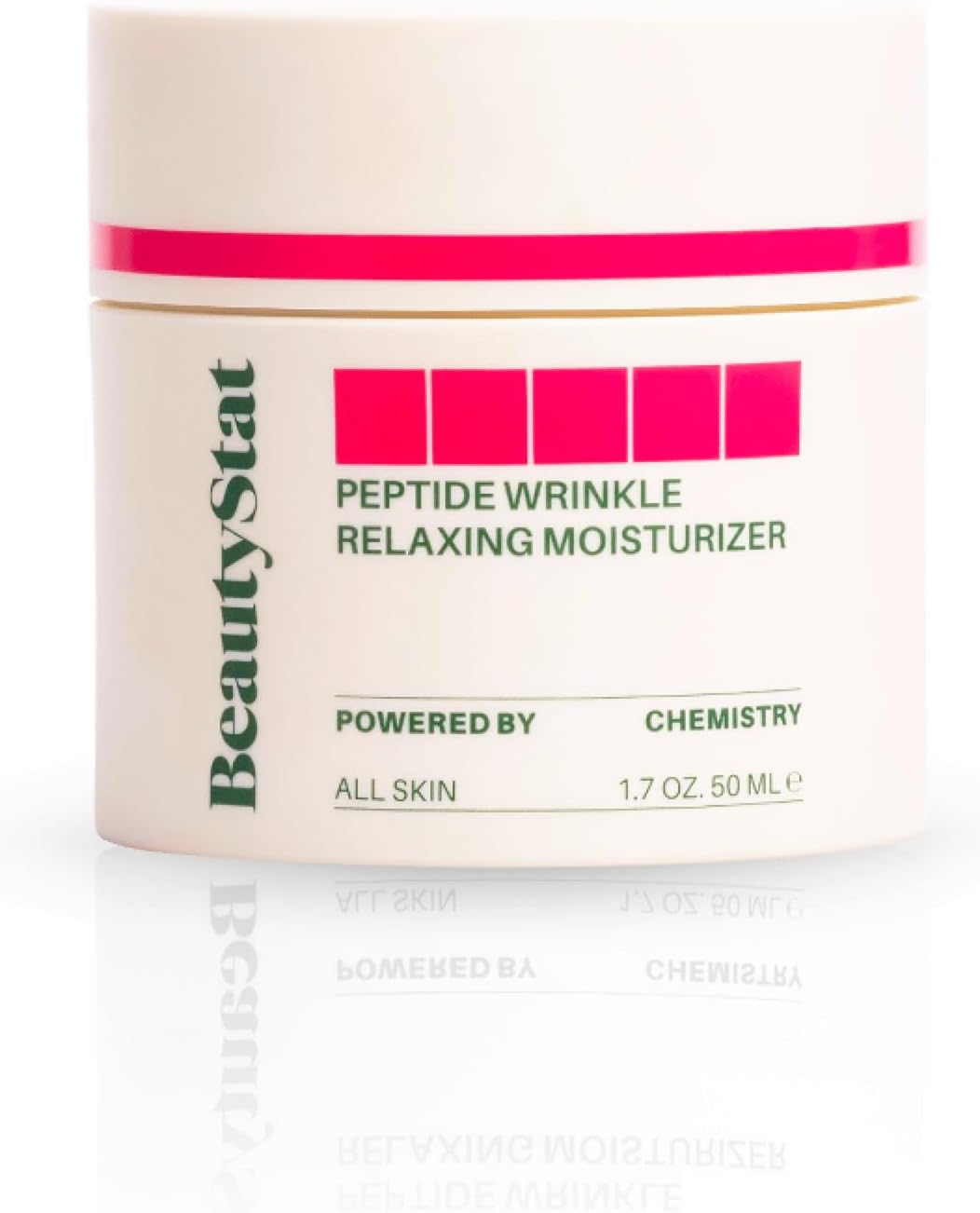 BeautyStat Cosmetics Women's Peptide Wrinkle Relaxing Moisturizer, multicoloured, 1.7 Ounce