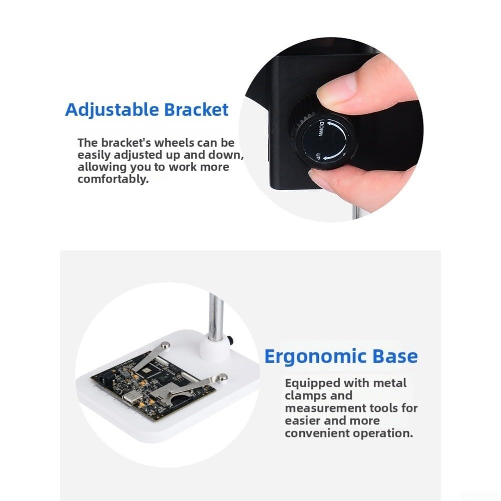 Microscope numérique LCD 4,3 pouces pour grossissement 1000x numérique