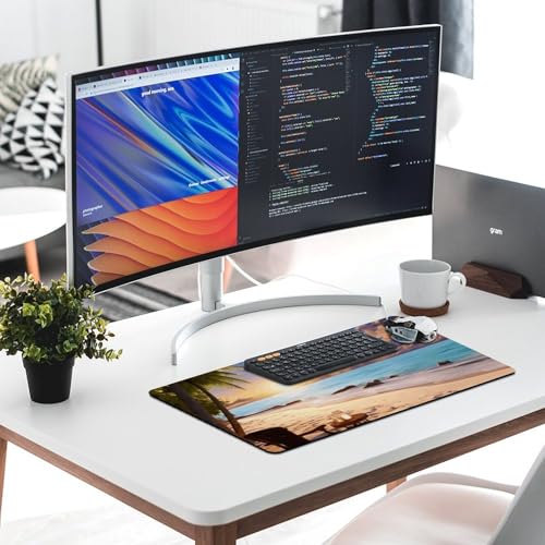Tapis de souris de grande taille imperméable et antidérapant pour table d'écriture - 6