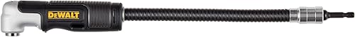 Miniatura 11 de DEWALT FLEXTORQ - Accesorio de taladro de ángulo recto, sistema 4 en 1, compacto de 12 pulgadas, adaptador de taladro de 90 grados de eje flexible