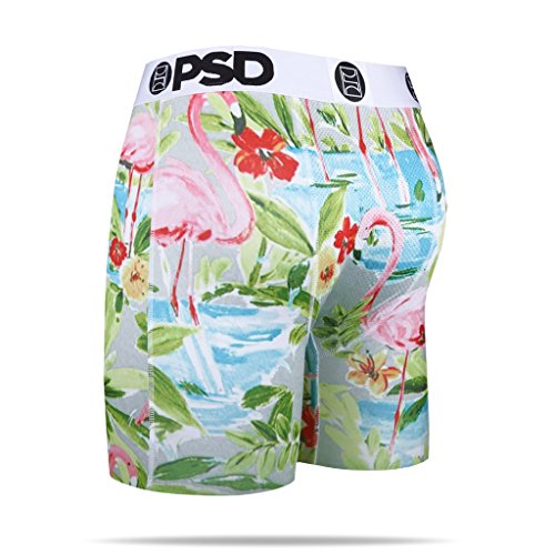 PSD Cueca boxer masculina de flamingos caramelo P com gancho