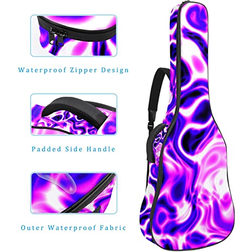 Purple Planet Clouds Housse de protection rembourrée pour guitare acoustique classique, Multicolore 05, 42.9×16.9×4.7 in… - Les Beatles, Paul McCartney, John Lennon, RIngo Starr, George Harrison Purple Planet Clouds Housse de protection rembourrée pour guitare acoustique classique, Multicolore 05, 42.9x16.9x4.7 in… – Image 5