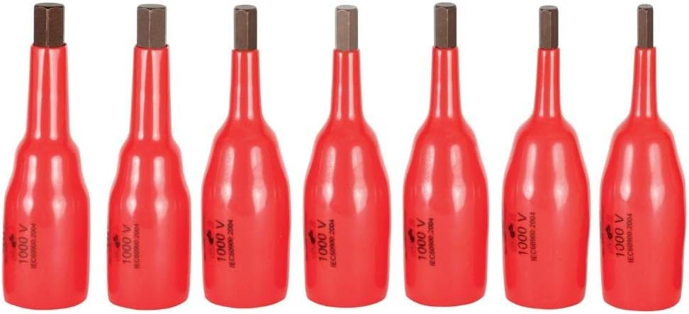 31890 3/8-Inch Drive Socket Set, Inch, Insulated, 7 Piece