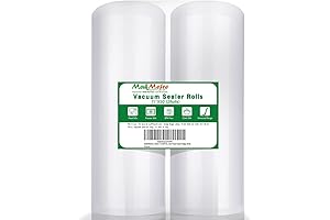 2 Pack 11x50 Vacuum Sealer Bags Rolls for Food, Sous Vide, BPA Free