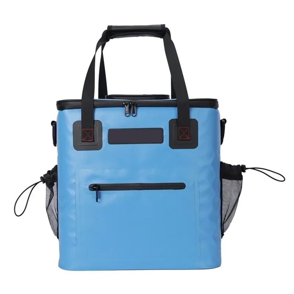 CBFGGOEUDFBS Outdoor Storage Bag, Picnic Basket, Camping, Refrigerated Food Transportation, Insulated Bag With Handle, Portable Design(Blue)