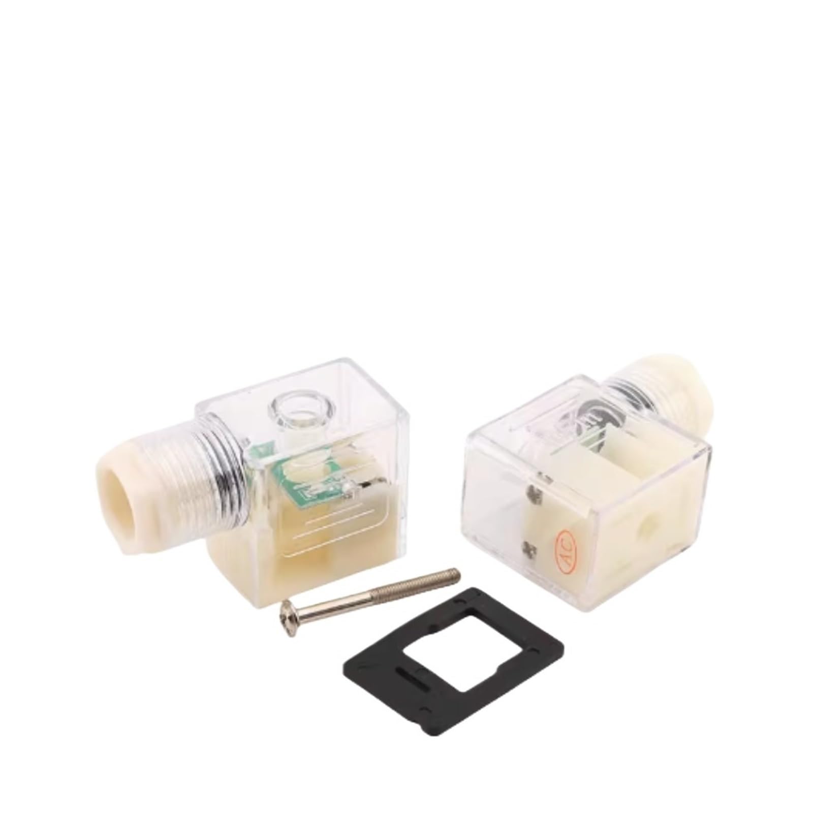1pcs Electromagnetic Valve AC220V Coil 4V210-08 Valve Head 4V310 Pure Copper 4v410 with Light DC24V 12V 3V4V