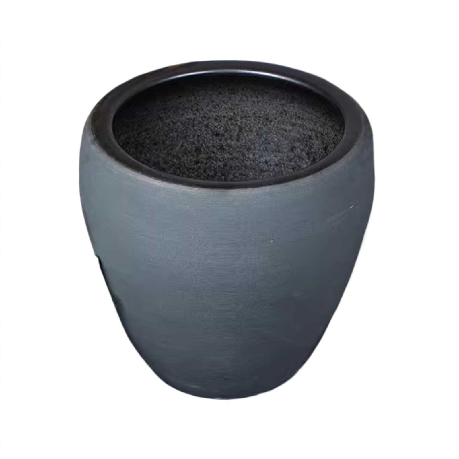 Acuario Pecera de cerámica for Sala de Estar, Oficina, Piso, Patio, pecera Vintage, Cemento Gris Pecera(42cmx41cm)