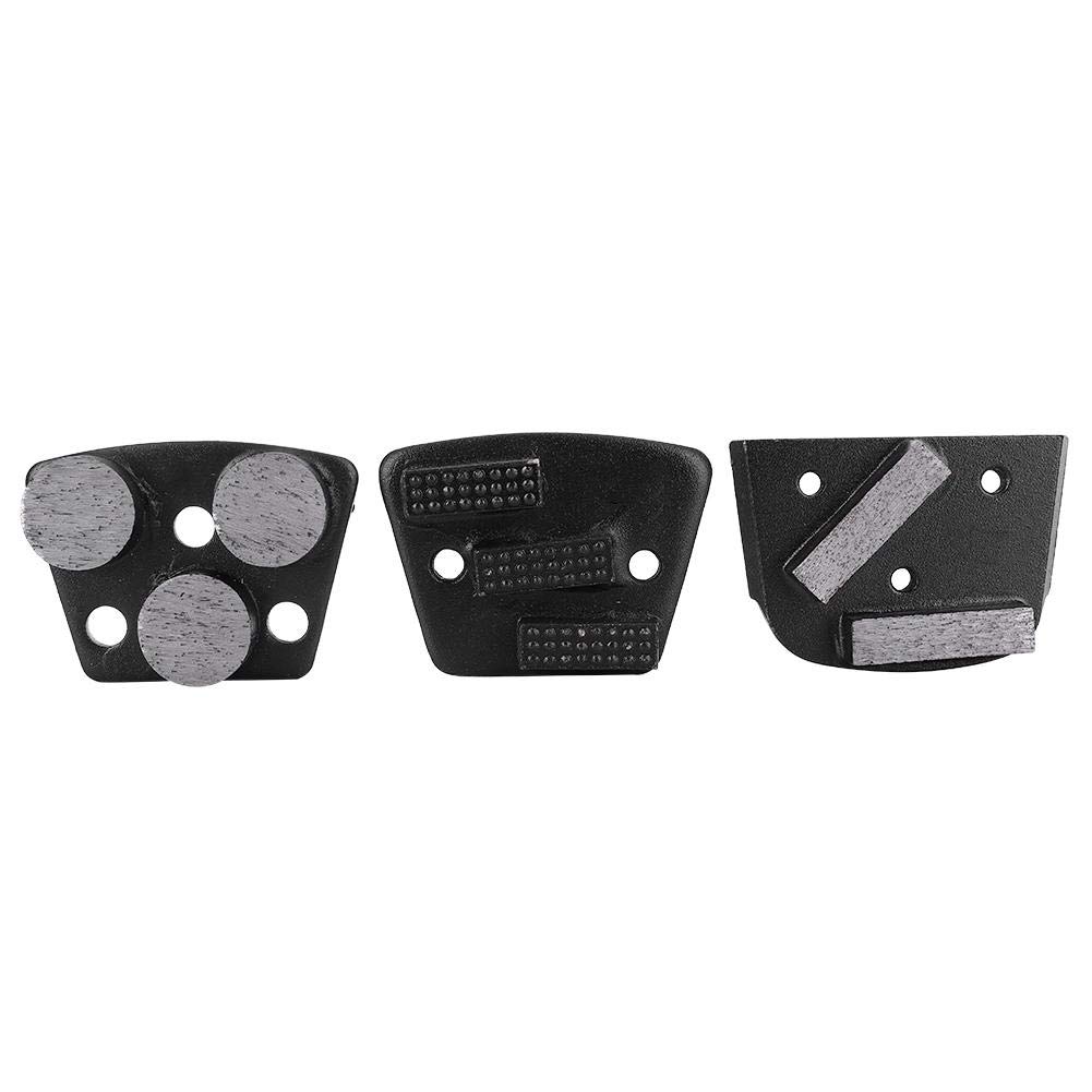 Jectse 3Pcs Floor Polisher Pads Set Grinding Tool Concrete Floor Polishing, Machine Use