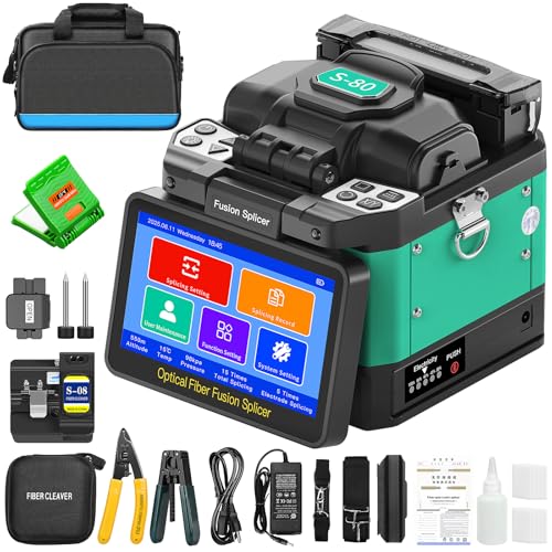 Fiber Fusion Splicer S-80 6 Motor Core Alignment 8S Splicing 18S Heating