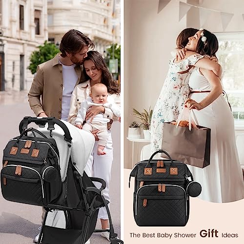 Lovevook Backpack Diaper Bag, Spacious Multifunction Diaper Bag With Changing Pad For Boys Girls, Travel Baby Bag With Usb Charging Port, Perfect New Mom Gifts, Waterproof And Durable #TOP6