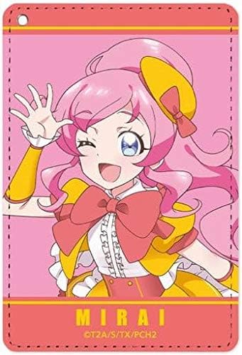 Amazon キラッとプリ チャン 桃山みらい イエロードレスver 描き下ろしイラスト 1ポケットパスケース アニメ 萌えグッズ 通販