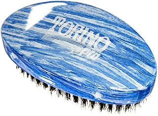 Torino Pro Medium Wave Brush #19 - Curve Palm Medium Hair brush