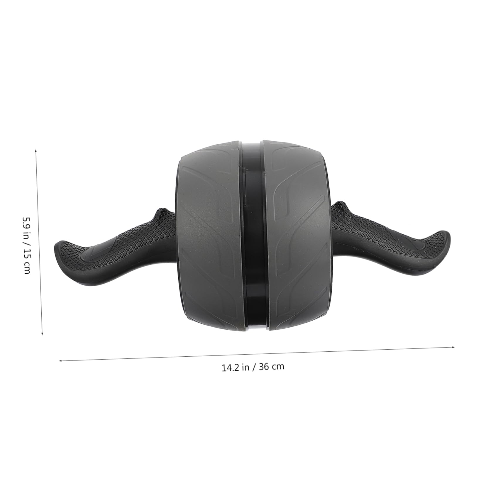 equipo de ejercicio rueda de rodillo de ejercicio equipo de gimnasio maquinas gym material gimnasio equipo de entrenamiento rueda de rodillos de fitness abdominales Grey