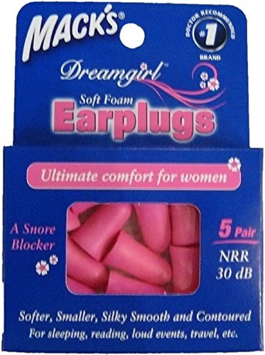 Preisvergleich Produktbild Macks Earplug Ohrstöpsel DreamGirl Schaum 5-Paar Blasen Pack Gehörschutz - Dream Girl EU / UK