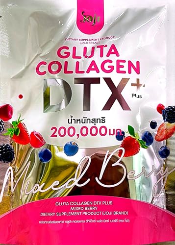 Gluta Collagen DTX Mixed Berry Dietary Supplement 200 000 mg