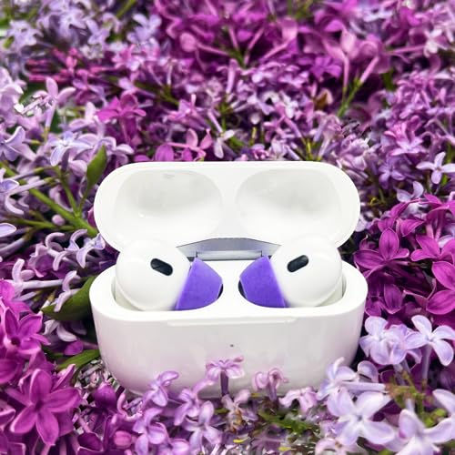 Bouchons d'oreille Airpods Pro Gen 1 et 2 violets taille S avec isolation sonore - 6