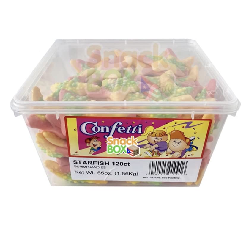 Starfish Bowl-Gomitas de Estrellitas (120 pieces)