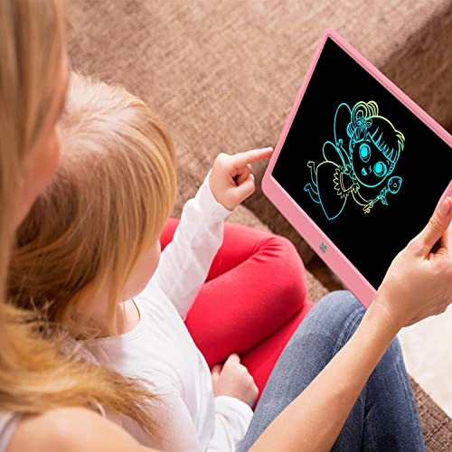 Fluestonlcdwritingtabletdoodleboardtoysgiftsfor38yearoldgirlsboys15inchcolorfulelectronicboarddrawingpadforkidsgiftsfortoddlereducationallearningtravelbirthdaypink Urban Country Home Decor Flueston lcd writing tablet doodle board toys gifts for 3 8 year old girls boys 15 inch colorful electronic board drawing pad for kids gifts for toddler educational learning travel birthday pink urban country home decor