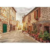 Loccor 7x5ft Europe Tapestry Photography Backdrop Old Town Alley European Country Landscape City Scenery Background For Family Reunion Dinner Birthday Party Decor Adult Kids Photo Booth Props - View #12