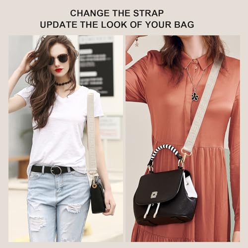 Image of Long Keeper Purse Strap Wide 3.8cm Shoulder Strap Crossbody Bag Strap Replacement Adjustable Guitar Straps for Women Handbags