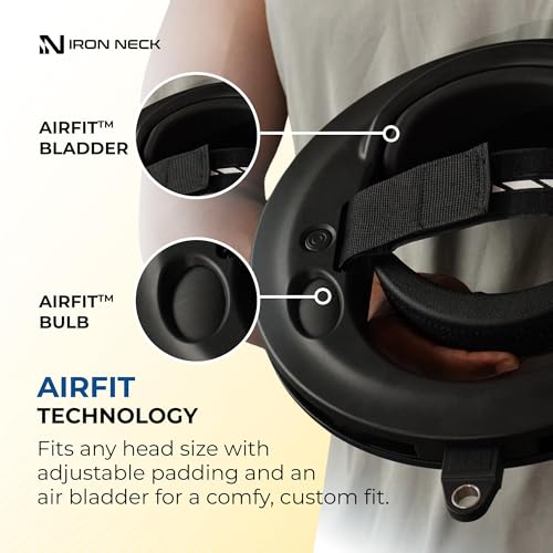 Image of Iron Neck 3.0 Pro, Rehab and Strengthening Kit Bundle, 360 Neck Trainer with Multiple Progressive Resistance Bands for Rehab, Pain Relief, Posture Correction and Muscle Building