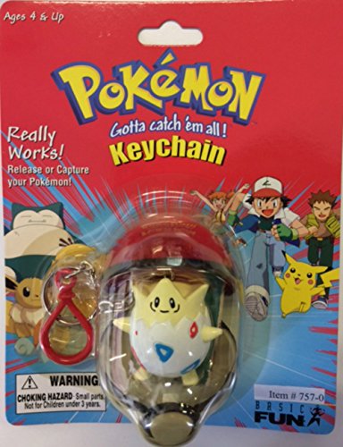 Basic Fun Pokemon Togepi Pokeball Portachiavi