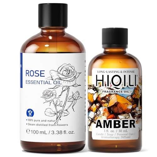 Aceite esencial de rosa 100ML y aceite de fragancia 30ML para difusor