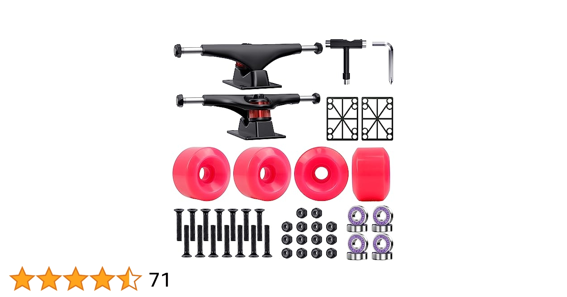 Amazon.com : Jizmo Skateboard Trucks, High Rebound