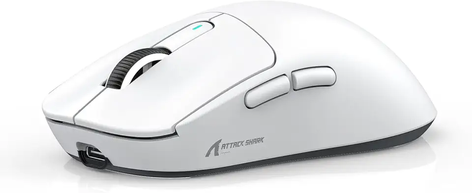 Mouse ATTACK SHARK X3 49g SUPERLIGHT, sensor PixArt PAW3395, mouse gamer sem fio/com fio BT/2.4G, DPI 26000, bateria de 200 horas