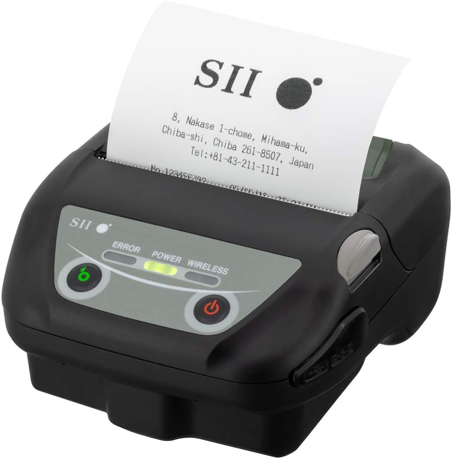 Seiko Printer MP-B30-B02JK1-E9 Compact Mobile Thermal Printer Bluetooth Interface