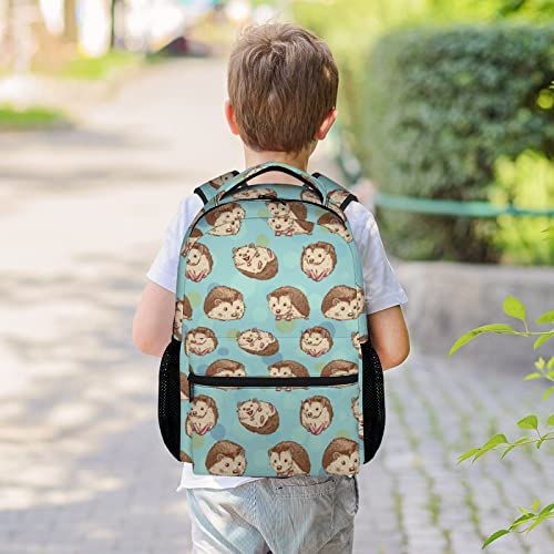 Hedgehog Backpack for Girls Boys, 16 Inch Hedgehog Theme Bookbag with Adjustable Straps, Durable, Lightweight, School Bag with Large Capacity2