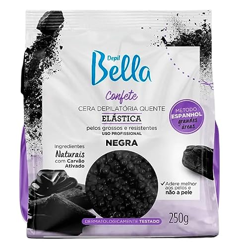 Depil Bella Cera Quente Confete Negra 250G